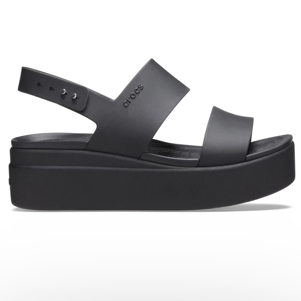 Croc wedge sandals